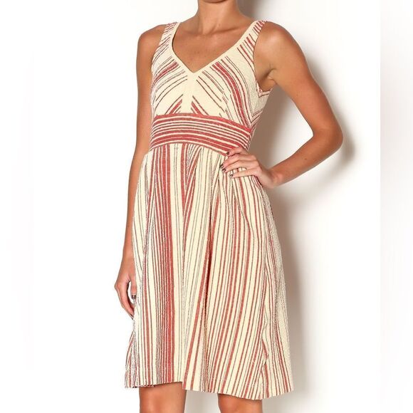 Anthropologie Sweet Sinammon Anthro Poppy Striped Dress Vintage Riviera Sz S - Picture 4 of 16
